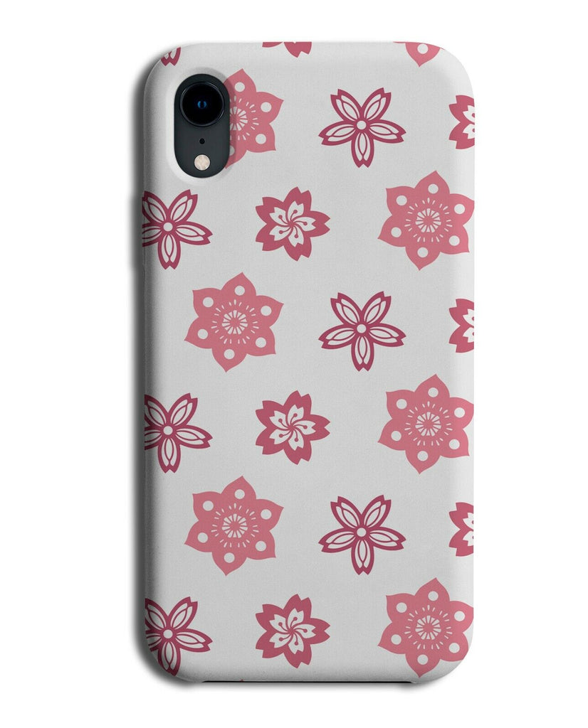 Cartoon Cherry Blossoms Phone Case Cover Blossom Flowers Floral Pink K864