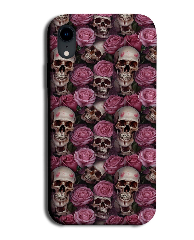 Girls Gothic Skulls Pattern Phone Case Cover Goth Halloween Pop Punk Hot CF02