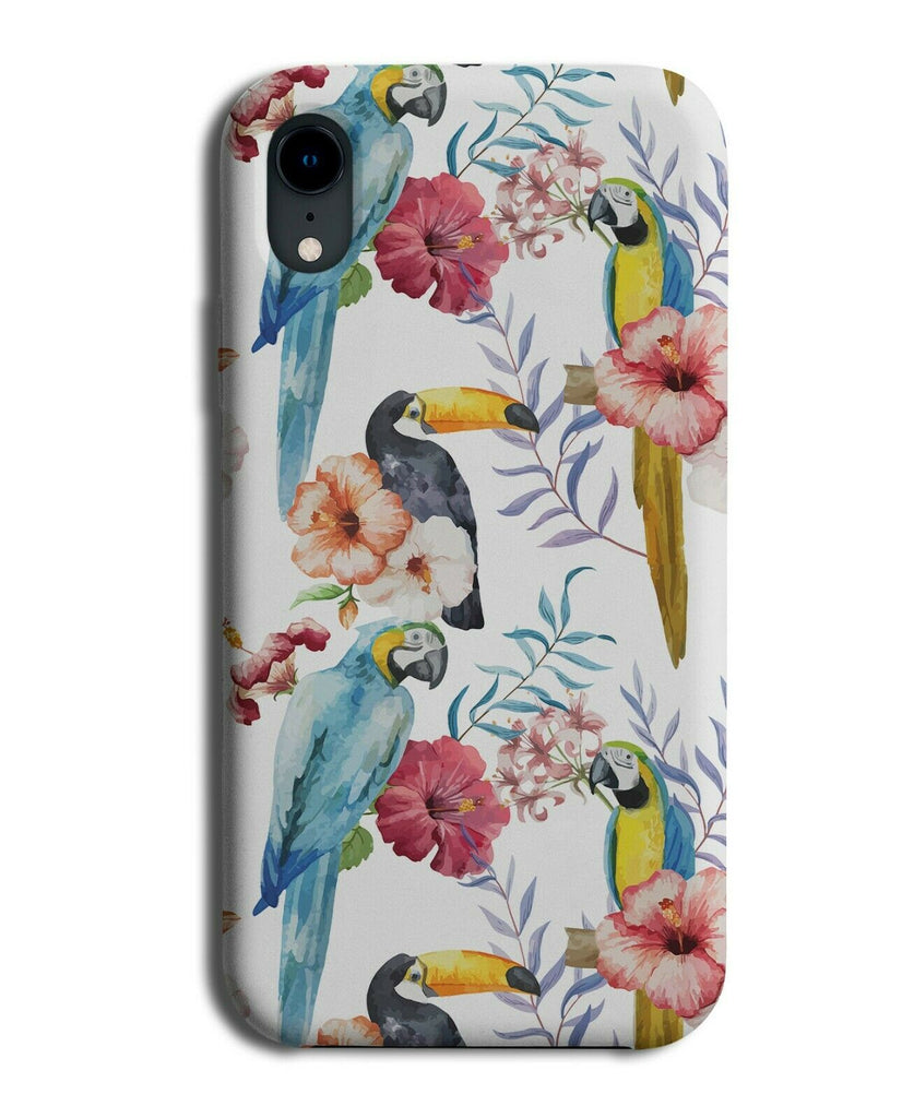 Toucans and Ara Parrots Phone Case Cover Toucan Beak Feathers Beaks Bird H011