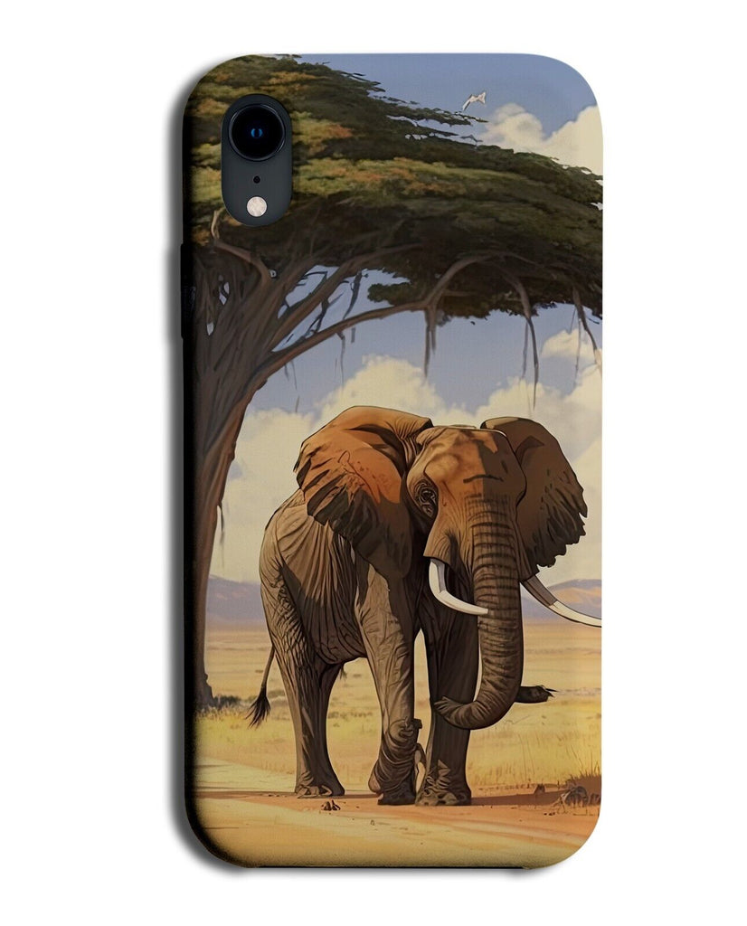 African Nature Cartoon Phone Case Cover Cartoonish Animal Animals Elephant AC51