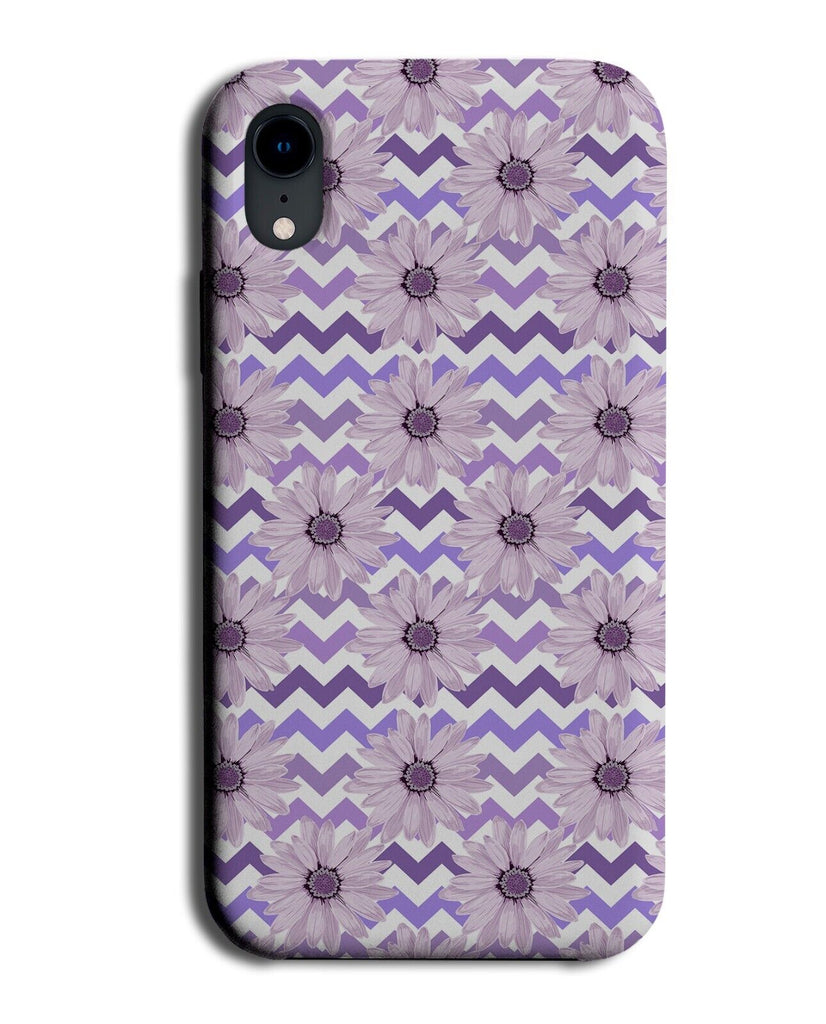 Purple Floral Jagged Design Phone Case Cover Flowers Daisies Flowers Summer CK77