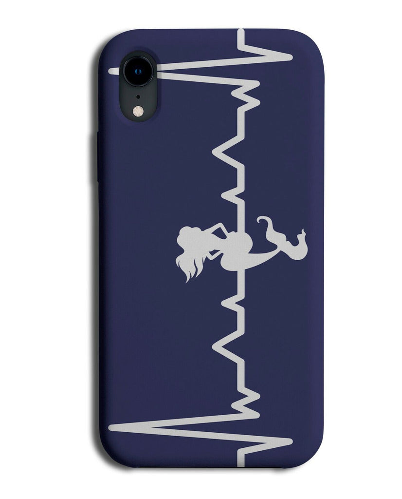 Mermaid Heartbeat Pulse Phone Case Cover Mermaids Heart Beat Line Lover J739