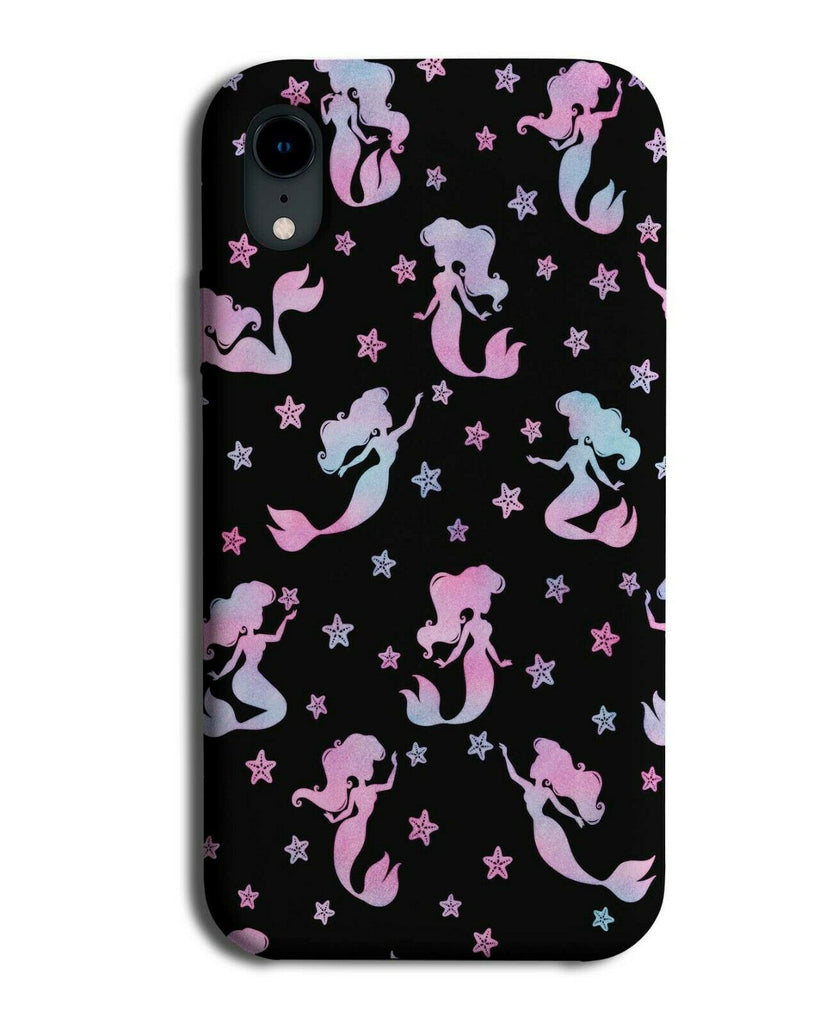 Black Mermaid Swim Phone Case Cover Women Cartoon Picture Character F577