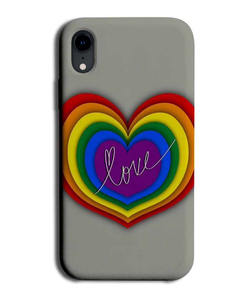 Pride Love Heart Spirals Phone Case Cover Shapes Hearts Outlines LGBT LGBTQ BF78