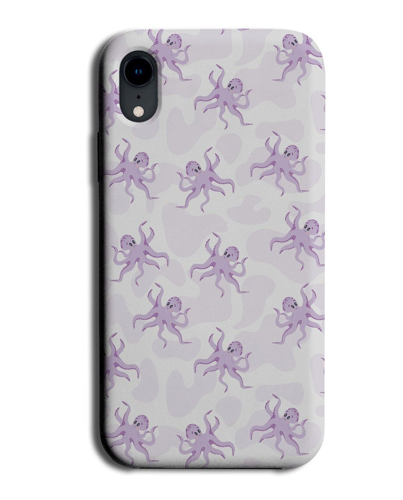 Purple Octopus Pattern Phone Case Cover Octopuses Squid Squids Sea Ocean BK39