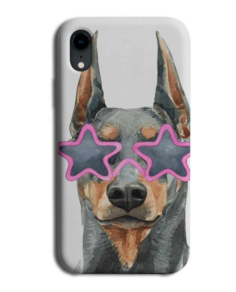 Dobermann Phone Case Cover Dog in Star Sunglasses Doberman Funny K550