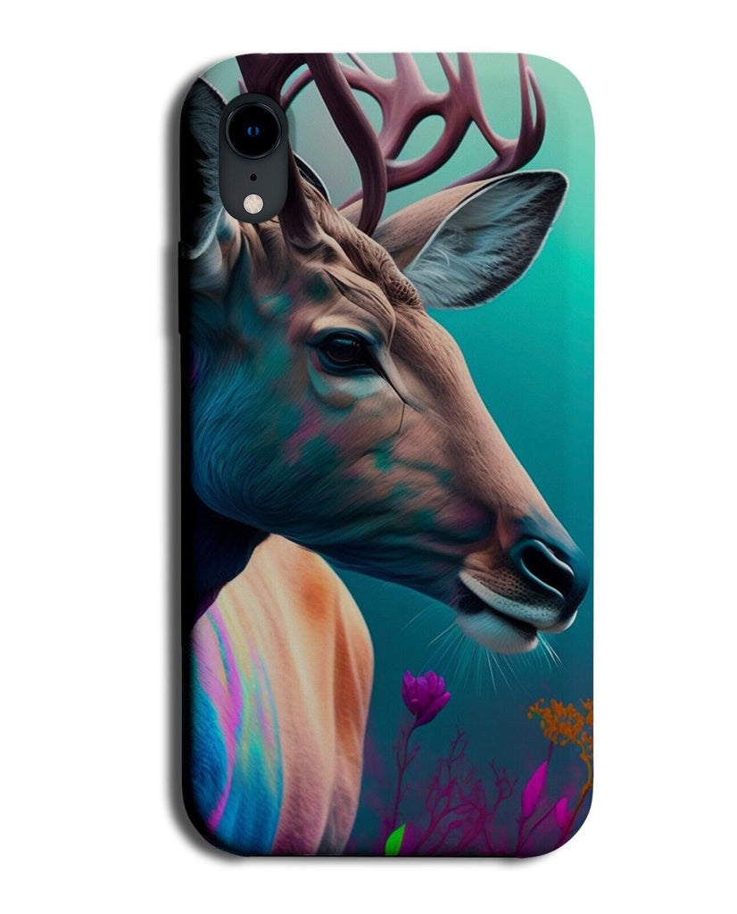 Deer Phone Case Cover Deers Artwork Print Art Beautiful Reindeer Colourful AC20