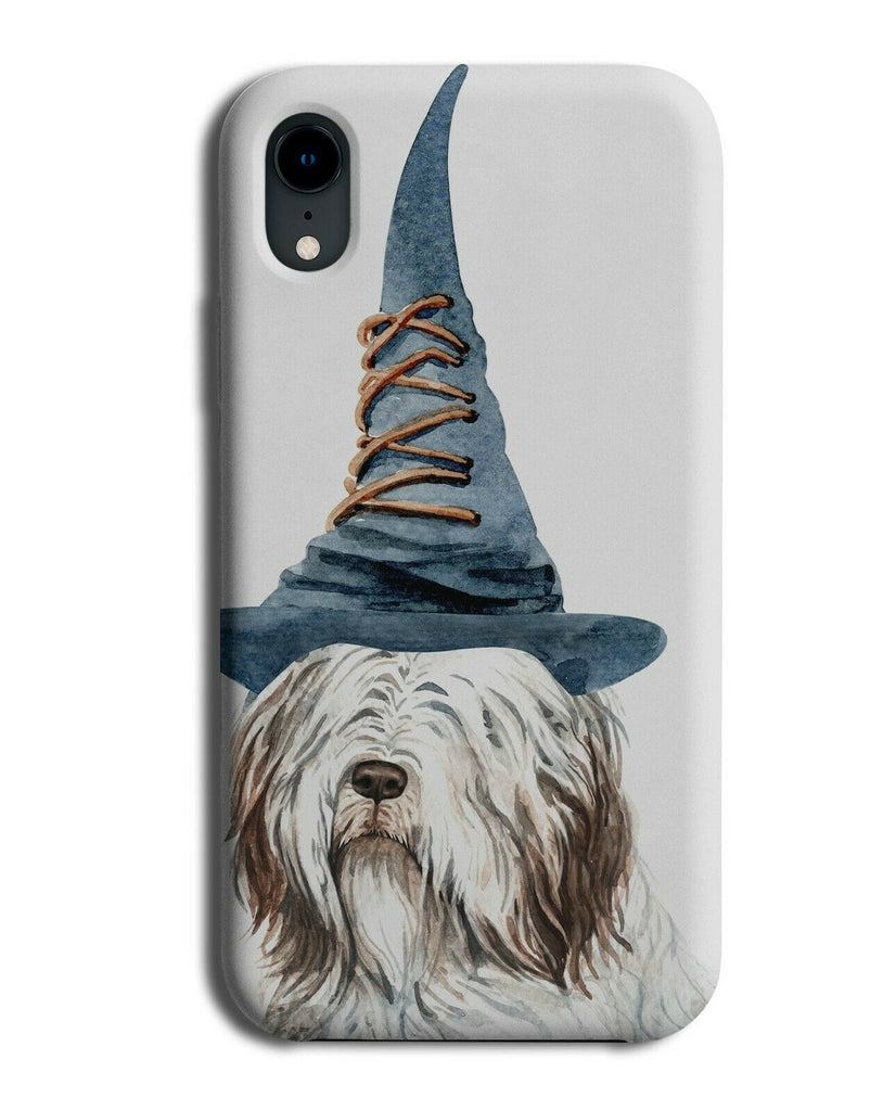 Old English Sheepdog Phone Case Cover Dog Wizard Hat Magic Magician Witch K578