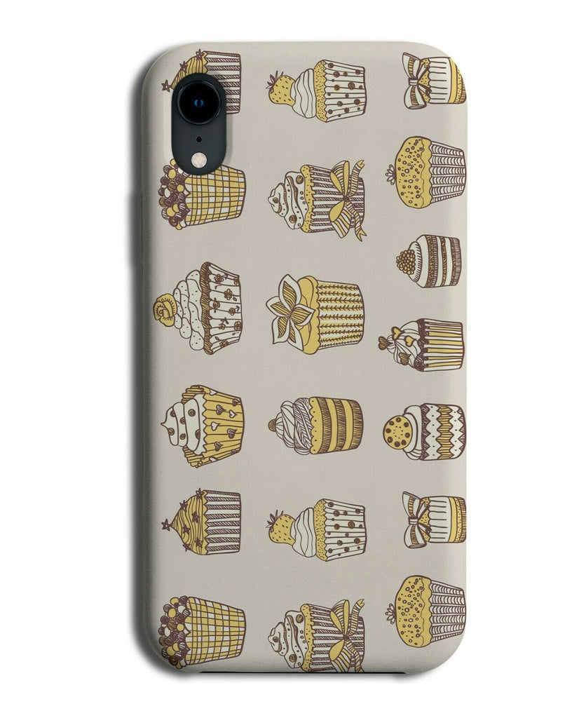 Vintage Cupcake Style Phone Case Cover Styled Cupcakes Theme Pattern Print G659