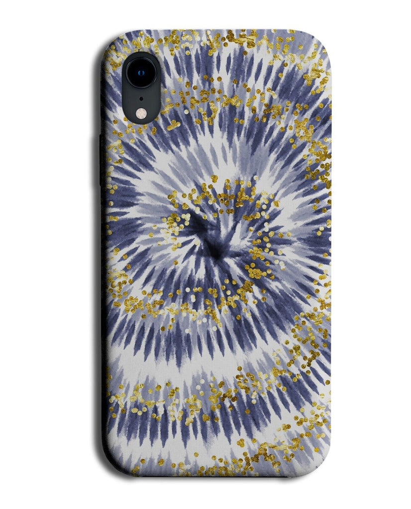 Purple and Gold Phone Case Cover Golden Swirls Tie Dye Tye Die Hippy CR76