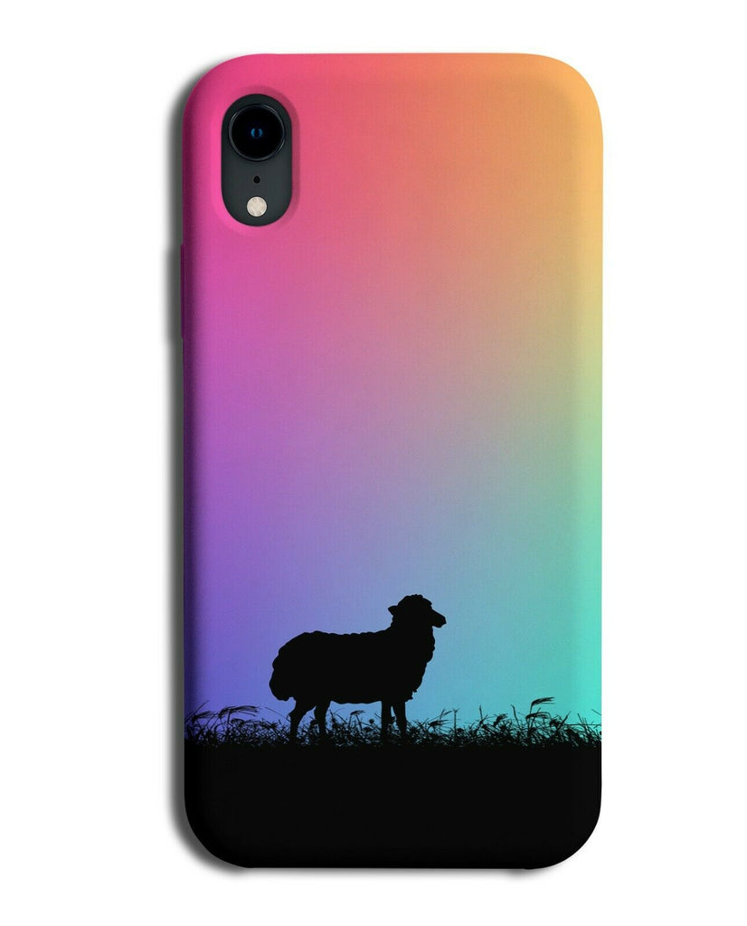 Sheep Silhouette Phone Case Cover Lamb Lambs Multicolour Multicoloured I069