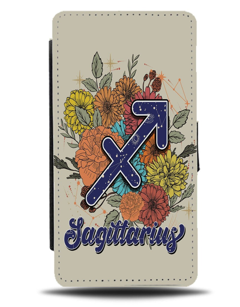 Sagittarius Star Sign Flip Wallet Case Signs Zodiac Symbol Logo Design AB19