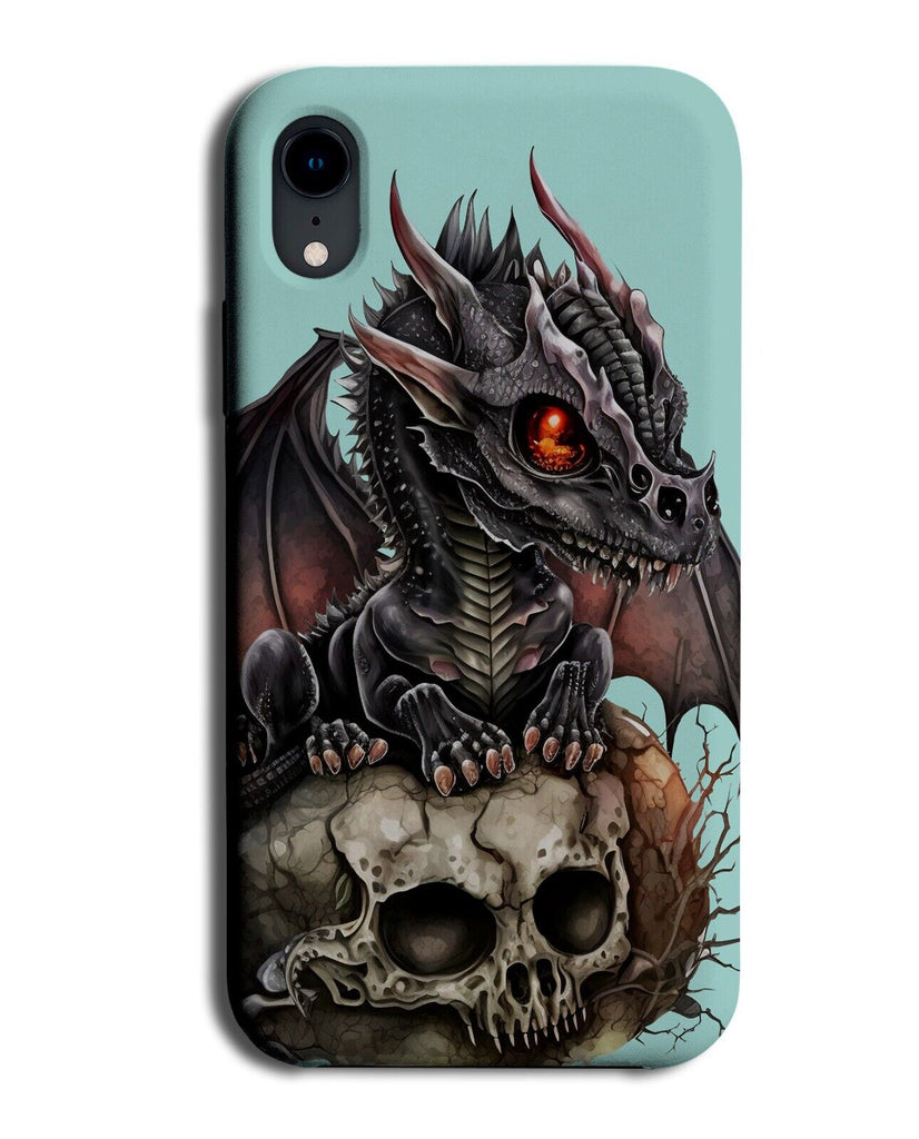 Gothic Dragon Phone Case Cover Dragons Black Red Eyes Goth Dark Medieval AL86