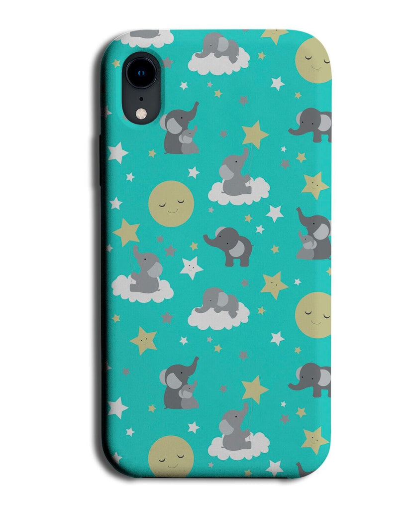 Childrens Dreams Clouds Phone Case Cover Elephant Elephants Cloud Shapes BF71