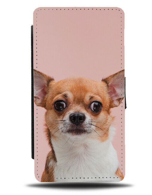 Pink Chihuahua Flip Wallet Phone Case Dog Chihuahuas Girls Photo Picture si269