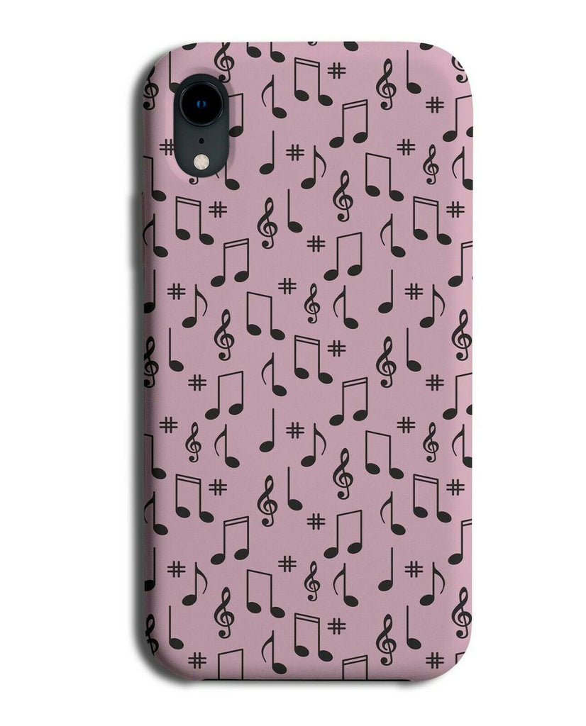 Baby Pink Musical Notes Phone Case Cover Symbols Shapes Symbol Music Sheet H300