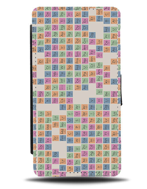 Periodic Table Flip Wallet Case Chart Science Elements Chemistry Numbers N539