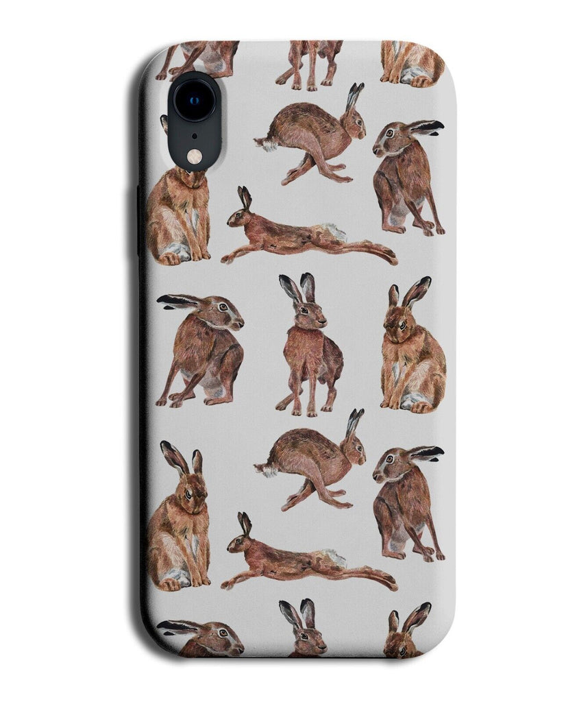Hare Pattern Design Phone Case Cover Hares Rabbit Rabbits Gift Present Q737B
