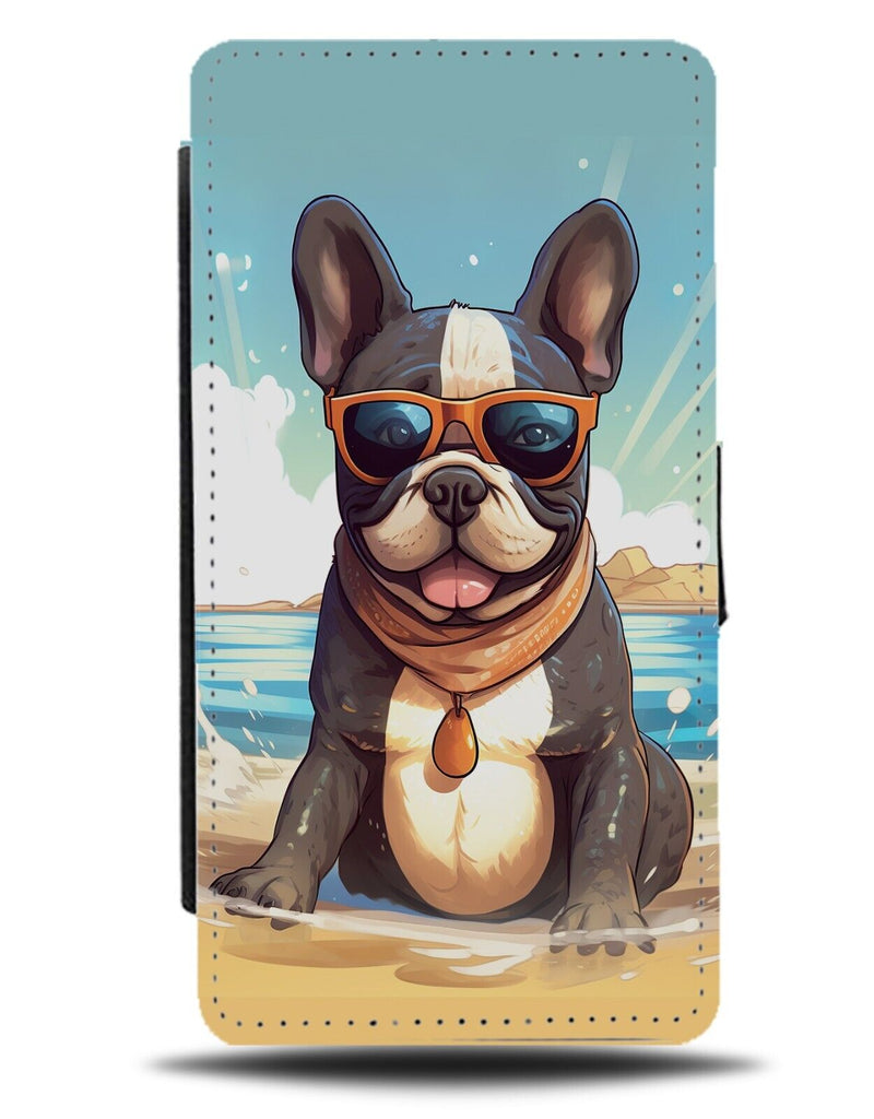 Pug On Holiday Flip Wallet Case Funny Pugs Dog Dogs Summer Holidays Funny DC62