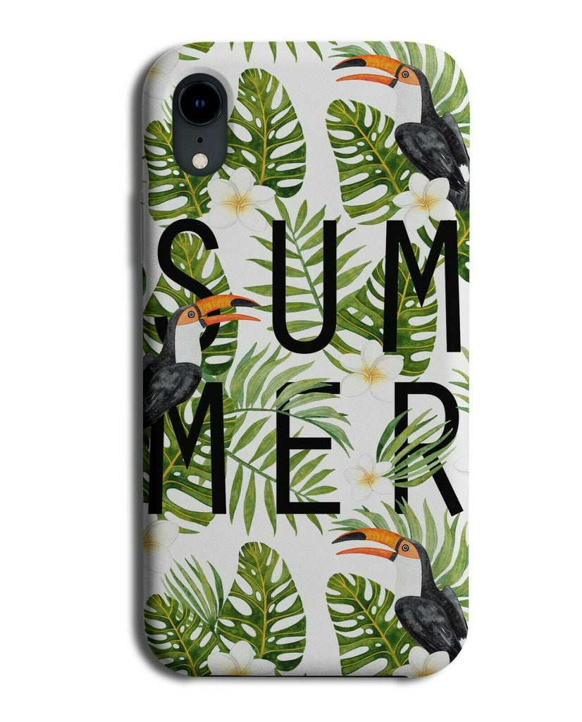 Toucan Birds Phone Case Cover Rainforest Jungle Palm Tree Leaves Leaf F168