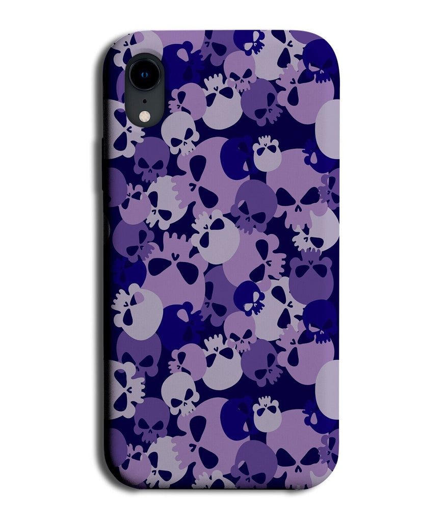 Dark Purple Skull Heads Phone Case Cover Skulls Violet Grunge Faces Shapes AC81