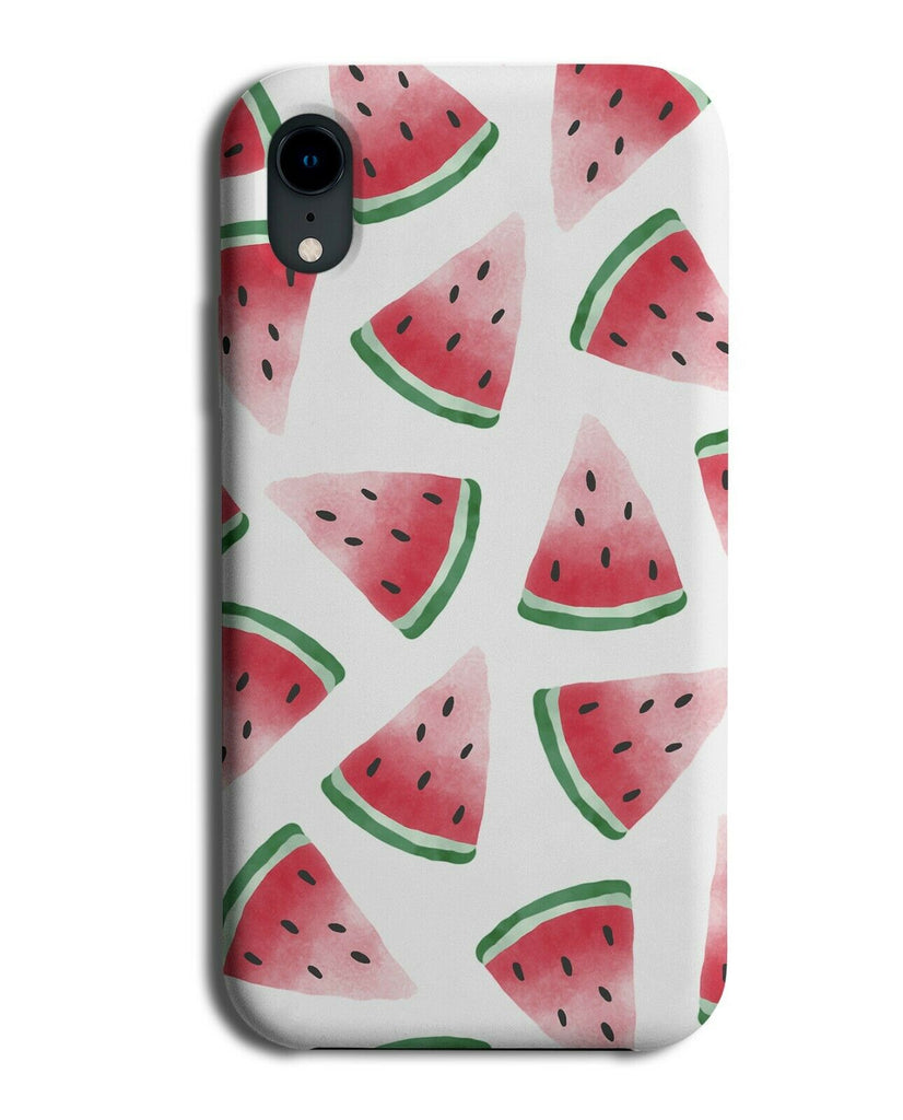 Watercolour Oil Painting Watermelon Pattern Phone Case Cover Melon E765