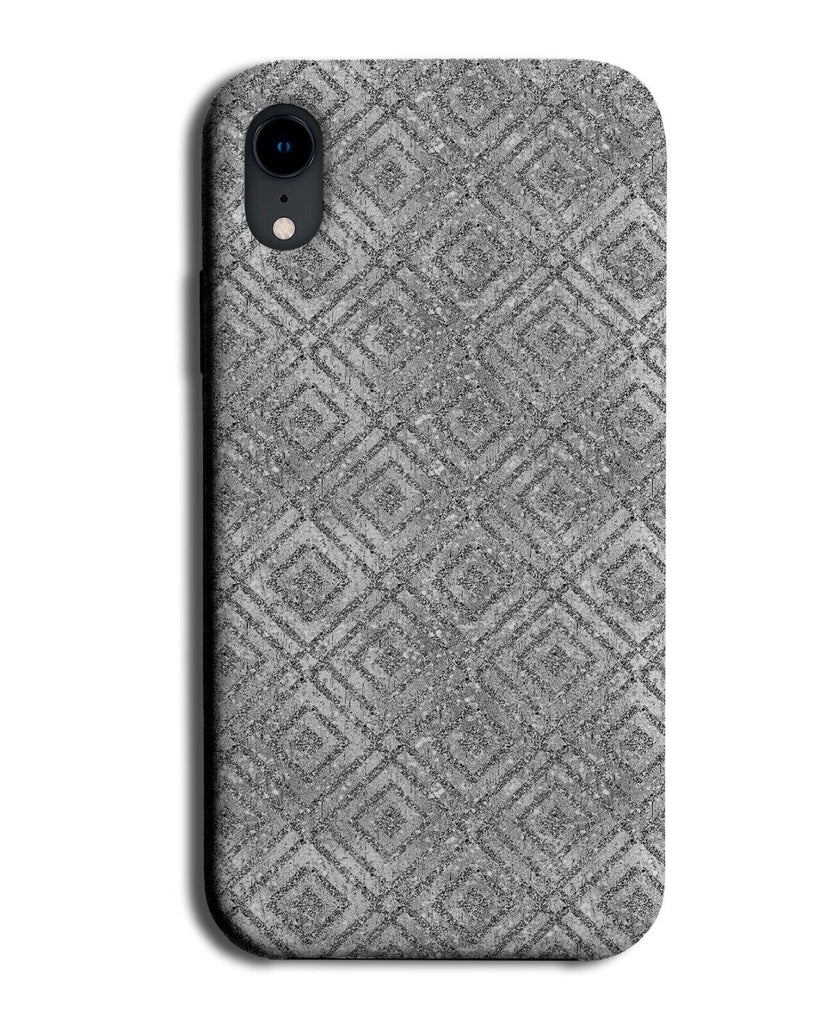 Silver Metallic Print Phone Case Cover Coloured Colour Grey Patterning Mens CN26