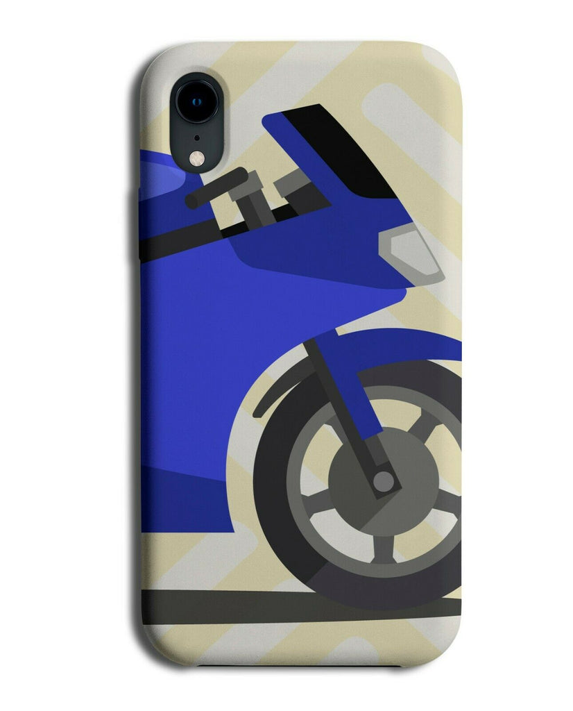 Blue Superbike Picture Phone Case Cover Design Super Bike Motorbike Biker J829