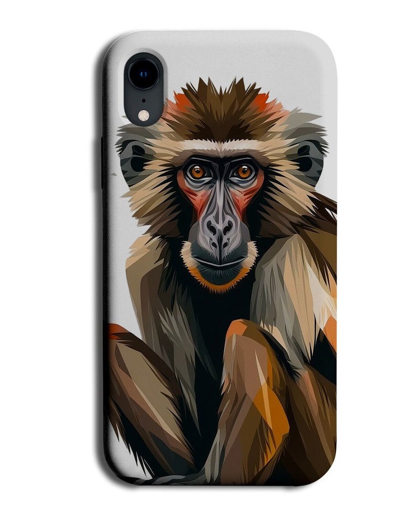 Kawaii Baboon Artwork Phone Case Cover Baboons Face Monkey Ape Monkeys CZ86