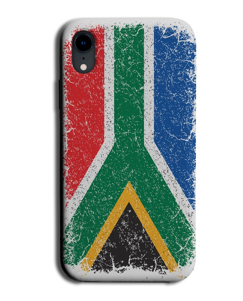 Grunge South Africa Flag Design Phone Case Cover African Colours Novelty DF85