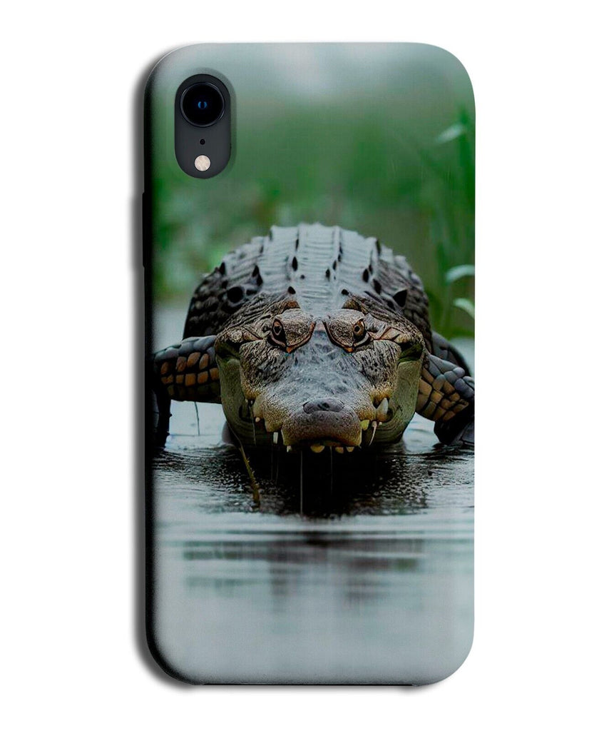 Crocodile Photograph Phone Case Cover Crocodiles Face Sneaking Croc Crocs CZ84