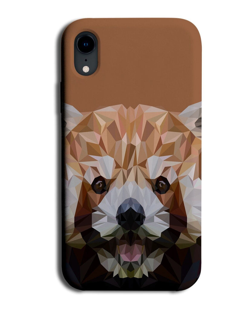 Geometric Red Panda Face Phone Case Cover Pandas Shapes Low Poly Low-Poly CG90