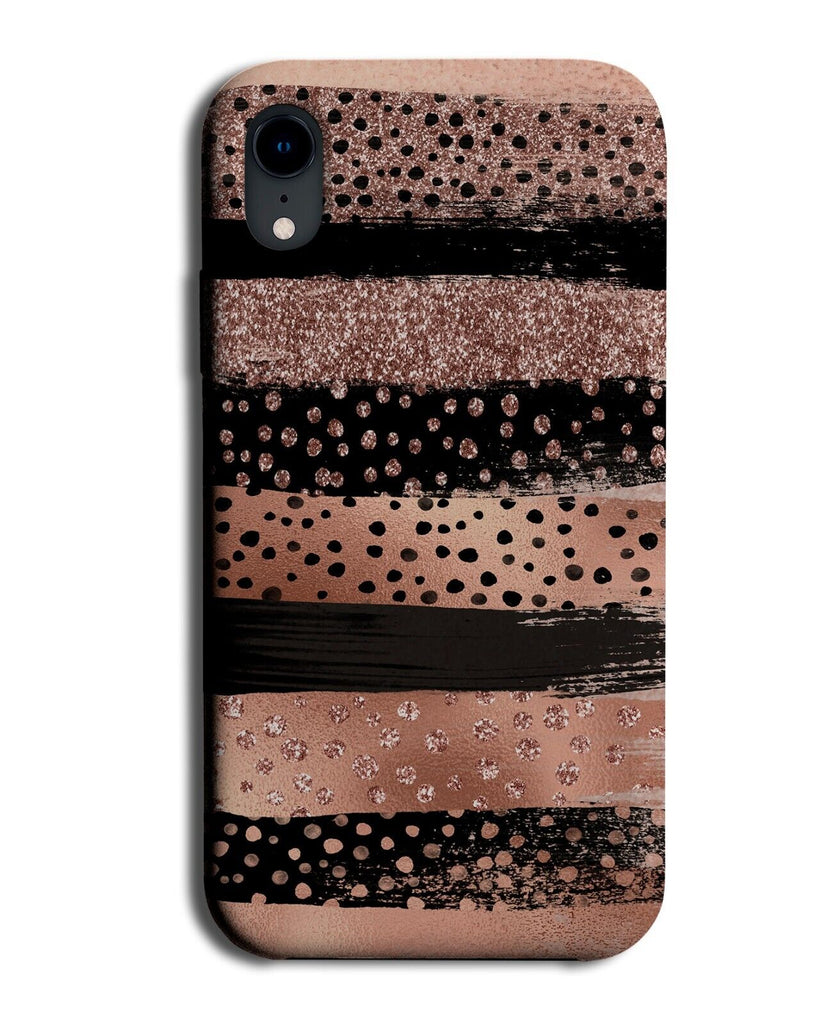 Rose Gold Mixed Design Phone Case Cover Novelty Colour Mix Printed Glitter CC80