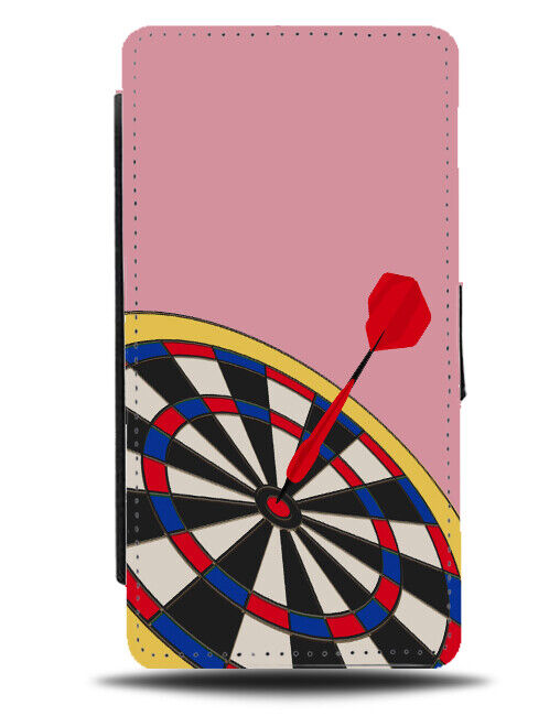 Pink Darts Phone Cover Case Dart Board Hitting The Bullseye Centre Mark 180 J184