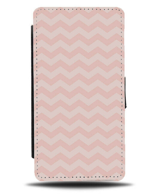 Funky Girls Pink Striped Flip Wallet Case Stripes Line Shapes Geometric F009