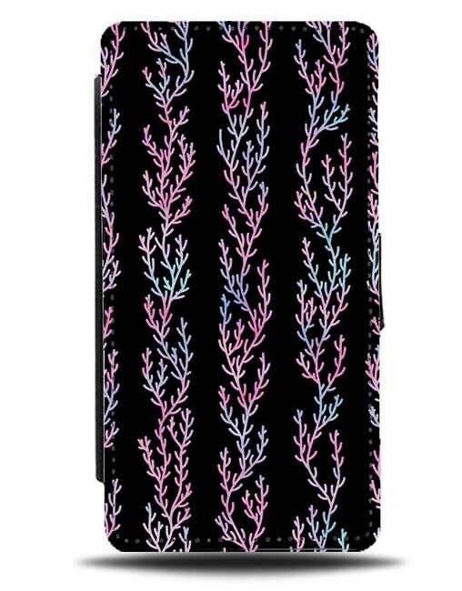 Bright Coloured Seaweed In The Darkness Flip Wallet Case Mermaid Ocean F549