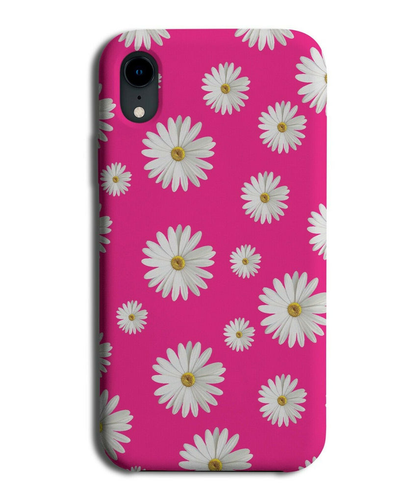 Hot Pink Summer Daisy Phone Case Cover Daisies Flowers Petals Coloured D843
