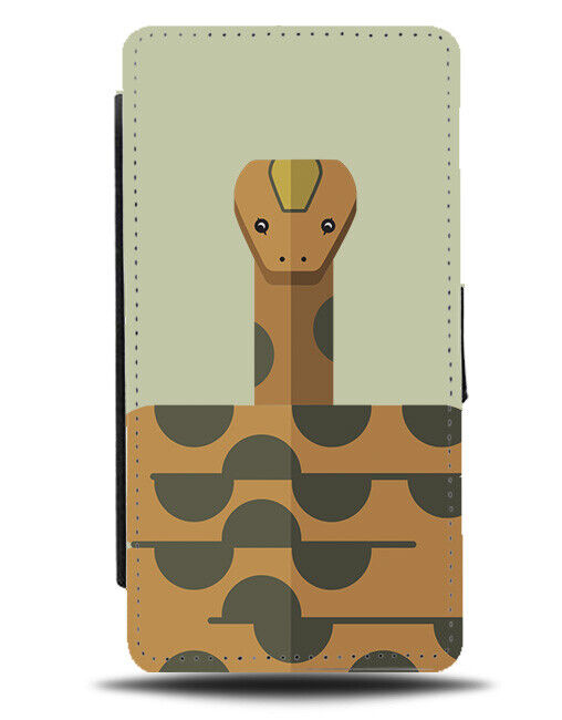 Childrens Snake Flip Wallet Case Snakes Kids Kids Childs Illustration K307