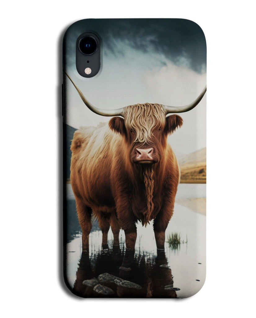 Highland Scottish Bull Cattle Phone Case Cover Cow Cows Bulls Photograph CF78