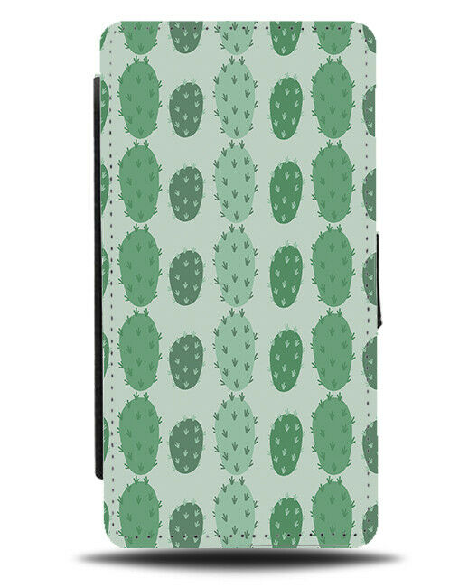Green Cowboy Cactus Flip Wallet Case Shapes Silhouettes Silhouette Shadow E969