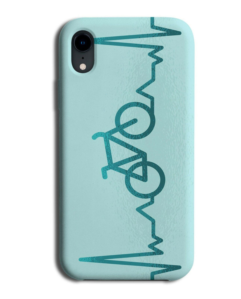 Cyclist Heartbeat Phone Case Cover Cycle Bicycle BMX Bike Rider Present J042