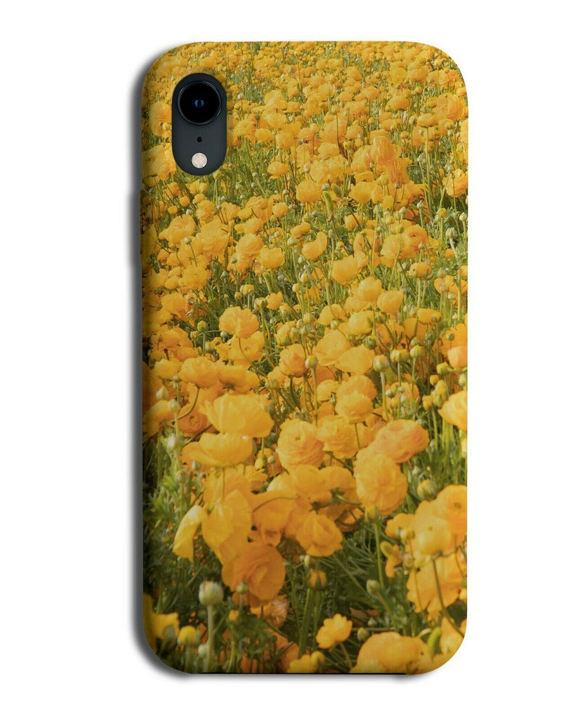 Yellow Tulip Flower Fields Phone Case Cover Field Tulips Flowers Summer H941