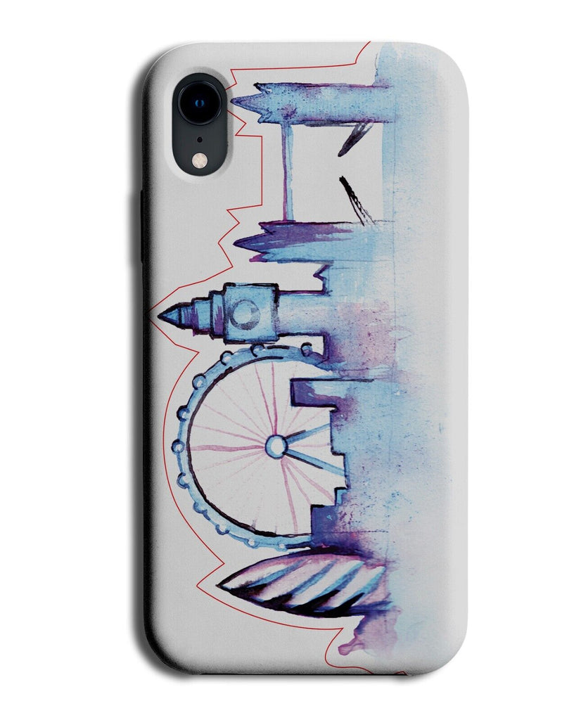 London Skyline Phone Case Cover Sky Line Buildings Top Outline City UK Art BP66