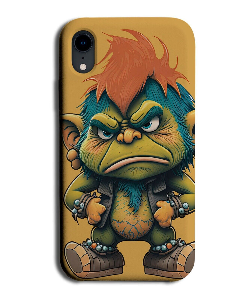 Cartoon Angry Troll Phone Case Cover Orange Haired Trolls Wig Sad Anger BJ61