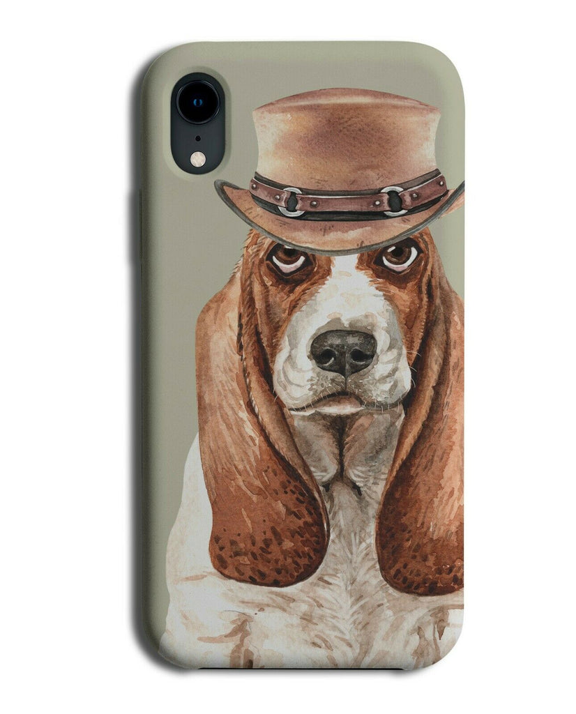 Basset Hound Phone Case Cover Dog Dogs Fancy Dress Funny Gift Present K486