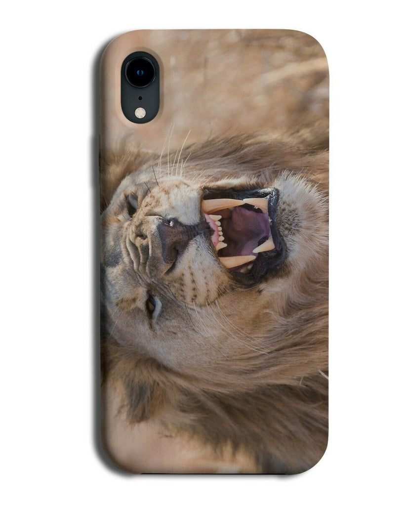 Scary Lions Teeth Roaring Phone Case Cover Growling Roar Angry Lions Face H909