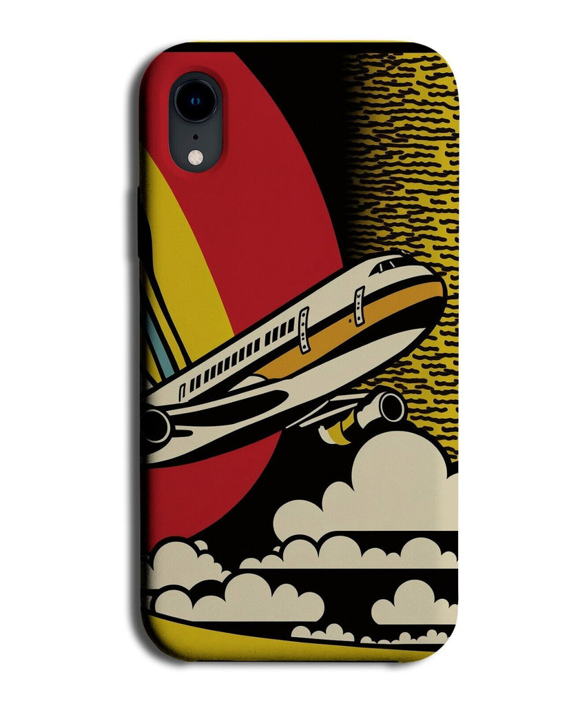 Retro Flying Airplane Phone Case Cover Poster Art Artwork Plane Panes 50s BY67