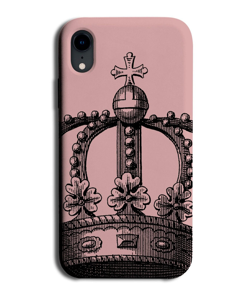 Sketched Queens Crown Pink Phone Case Cover Drawing Art Princess Crowns AI46