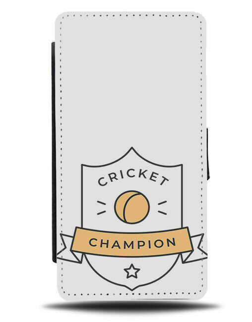 Cricket Champion Emblem Badge Design Phone Cover Case Cricketeer Ball J169