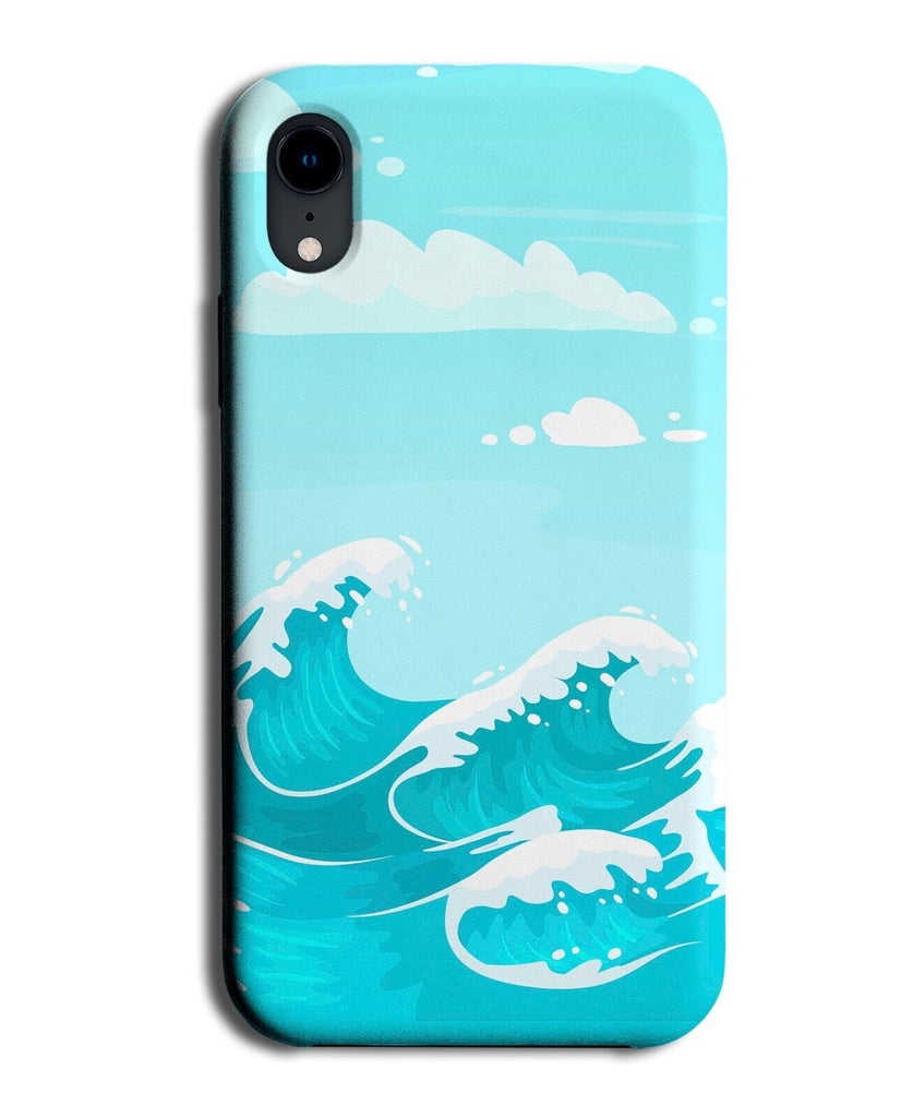 Ocean Waves Phone Case Cover Oceans Wave Sea Crashing Storm Stormy Cartoon BF81
